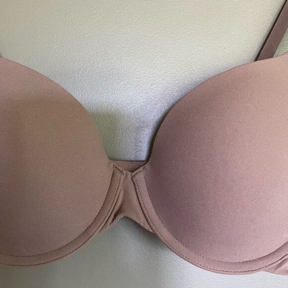 NWT SKIMS Underwire Fits Everybody T-Shirt Bra In Oxide Brown - Picture 7 of 9